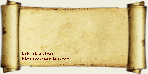 Milica Pjanić vizit kartica